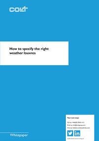 how to specify the right weather louvres whitepaper 1